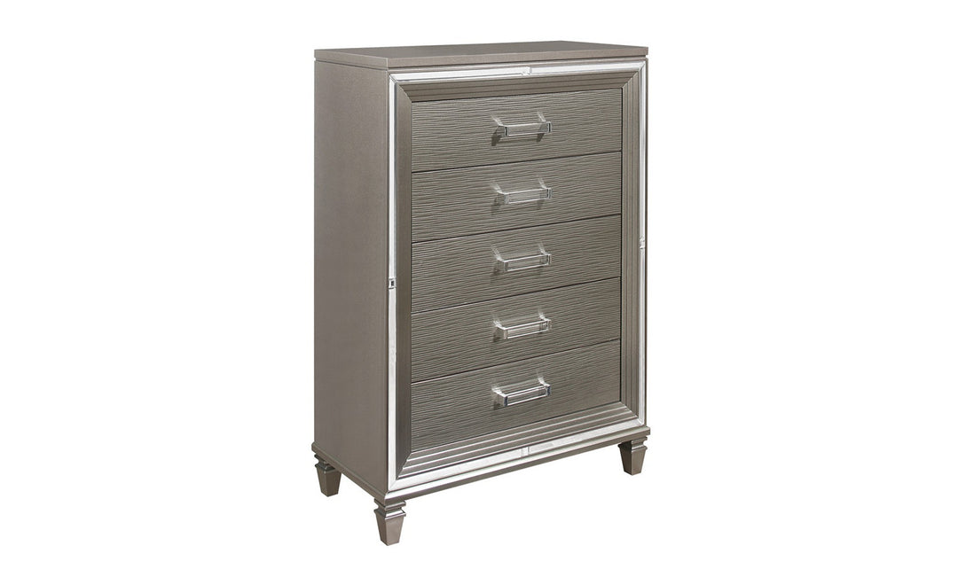 Home Elegance Tamsin 5 Drawer Wooden Chest