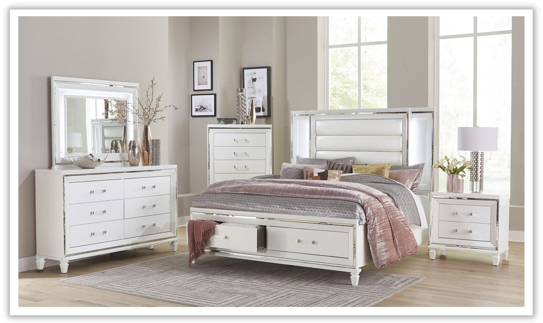 Home Elegance Tamsin 5 Drawer Wooden Chest