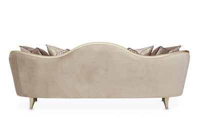 Villa Fabric Sofa with Curvy Arms