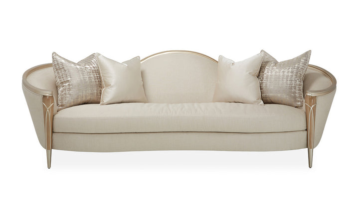 AICO Villa Fabric Sofa with Curvy Arms