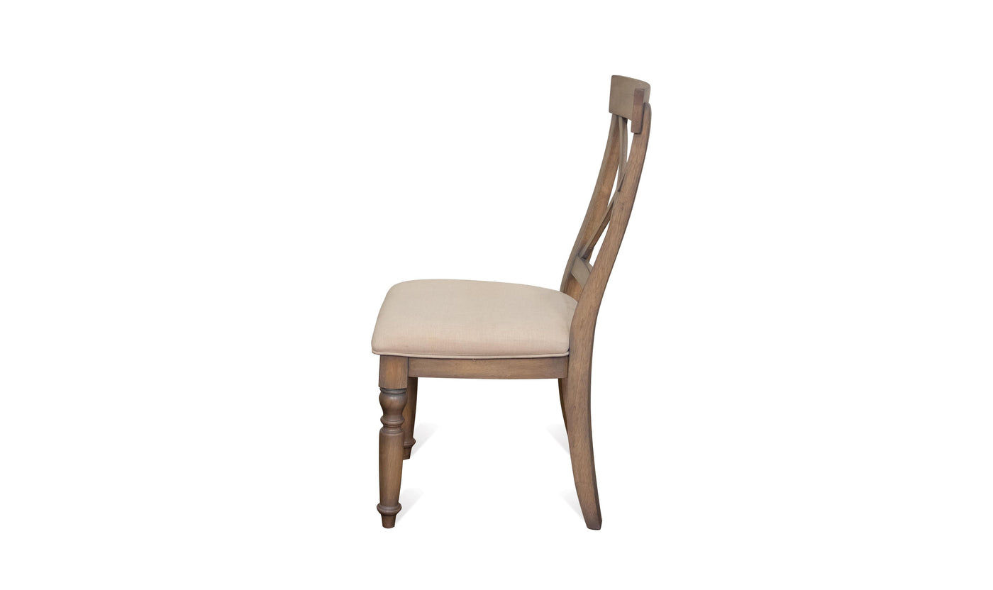 Aberdeen X-back Uph Side Chair 2in-Dining Side Chairs-Jennifer Furniture