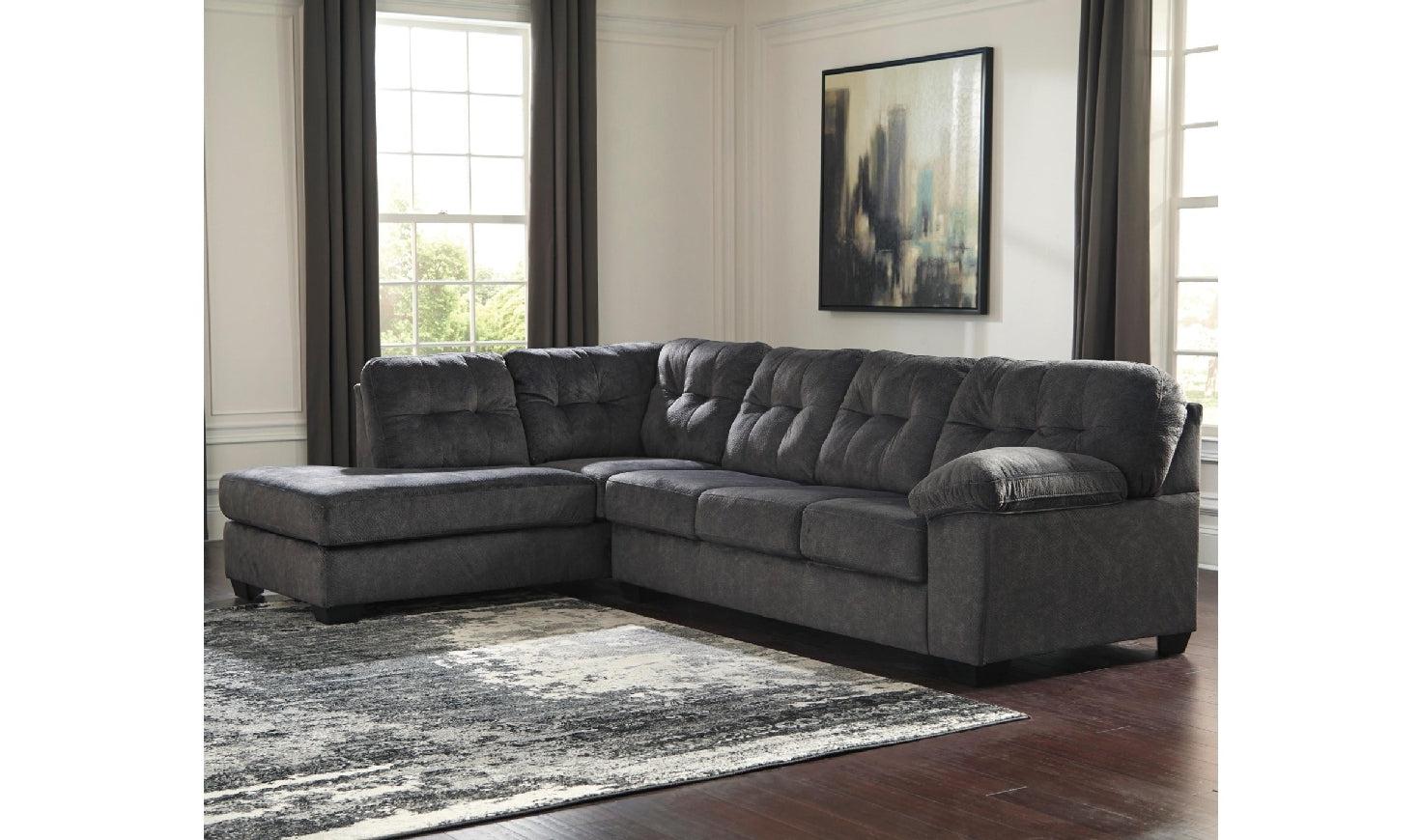 Accrington Sectional with Chaise-Sectional Sofas-Jennifer Furniture