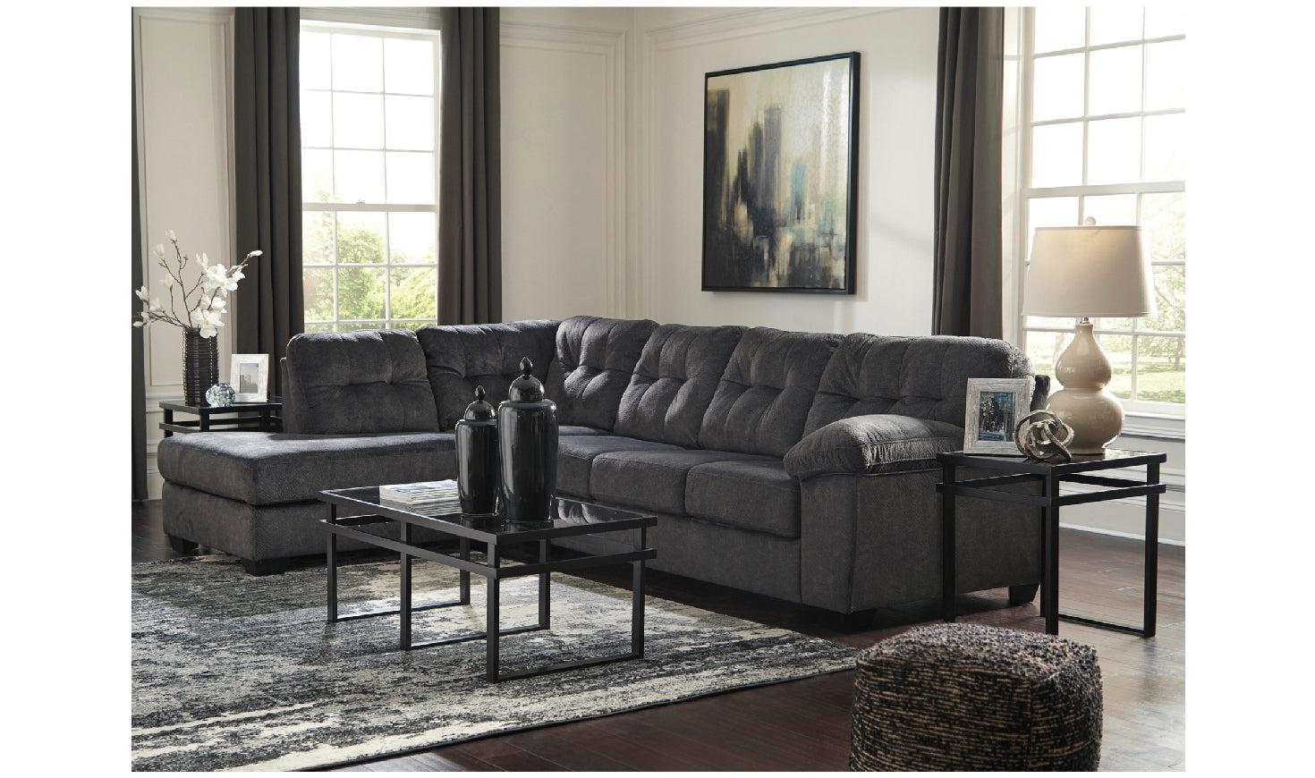 Accrington Sectional with Chaise-Sectional Sofas-Jennifer Furniture
