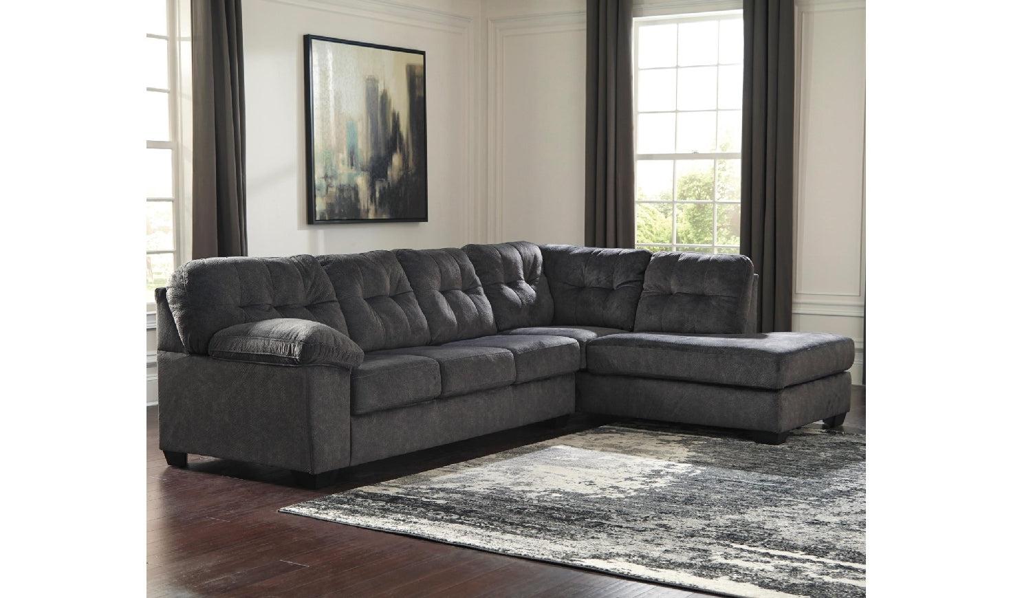 Accrington Sectional with Chaise-Sectional Sofas-Jennifer Furniture