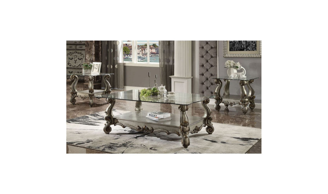 Acme Versailles Eastern End Table-End Tables-Jennifer Furniture