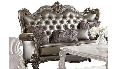 Acme Versailles Eastern Loveseat with 4 Pillows-Loveseats-Jennifer Furniture