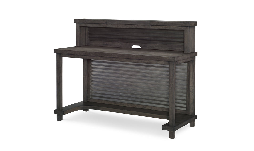 Activity Table/Desk (Corrugated Metal Accent)-Desks-Jennifer Furniture