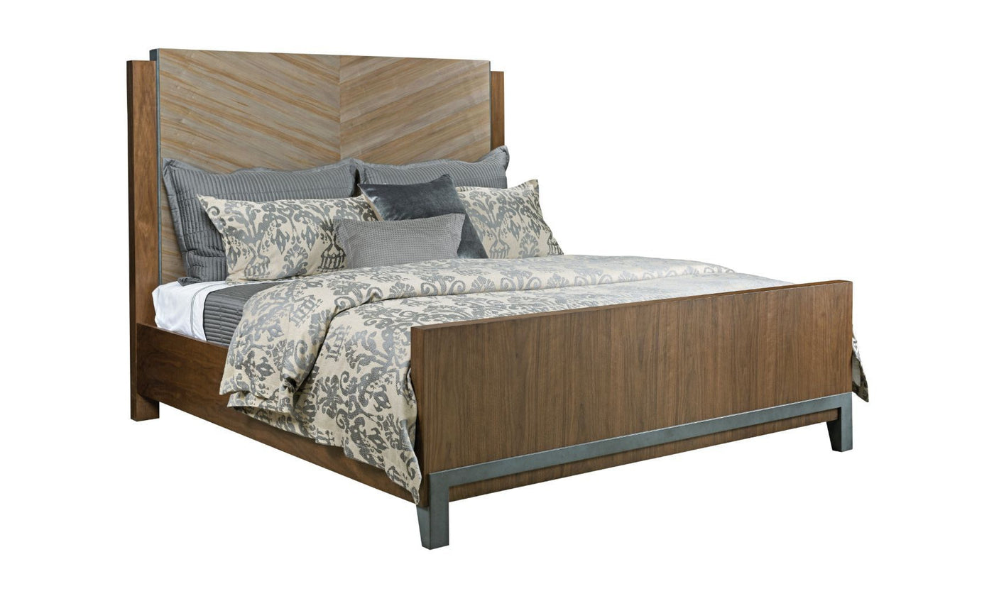 AD MODERN SYNERGY CHEVRON Bed-Beds-Jennifer Furniture