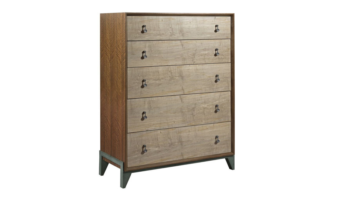 AD MODERN SYNERGY MOTIF MAPLE DRAWER CHEST-Storage Chests-Jennifer Furniture