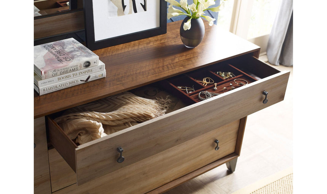 modern maple dresser Modern Mid-Century Dresser in Maple - Solid Wood