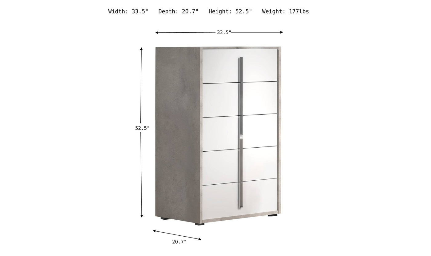 Buy Abanico Premium Chest at Jennifer Furniture\