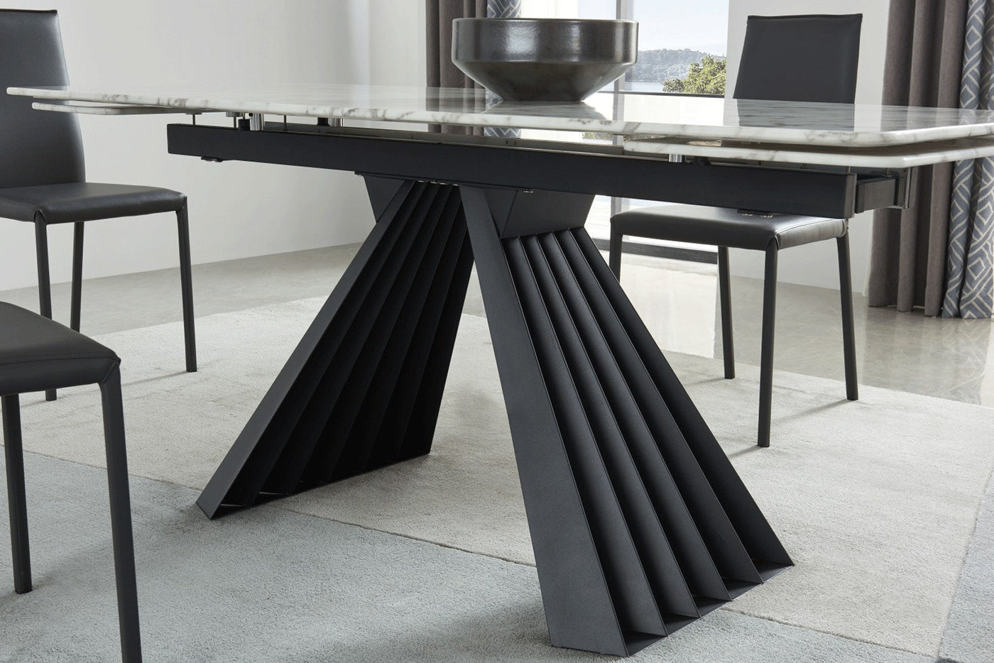 Adola Extendable Dining Table-Dining Tables-Jennifer Furniture