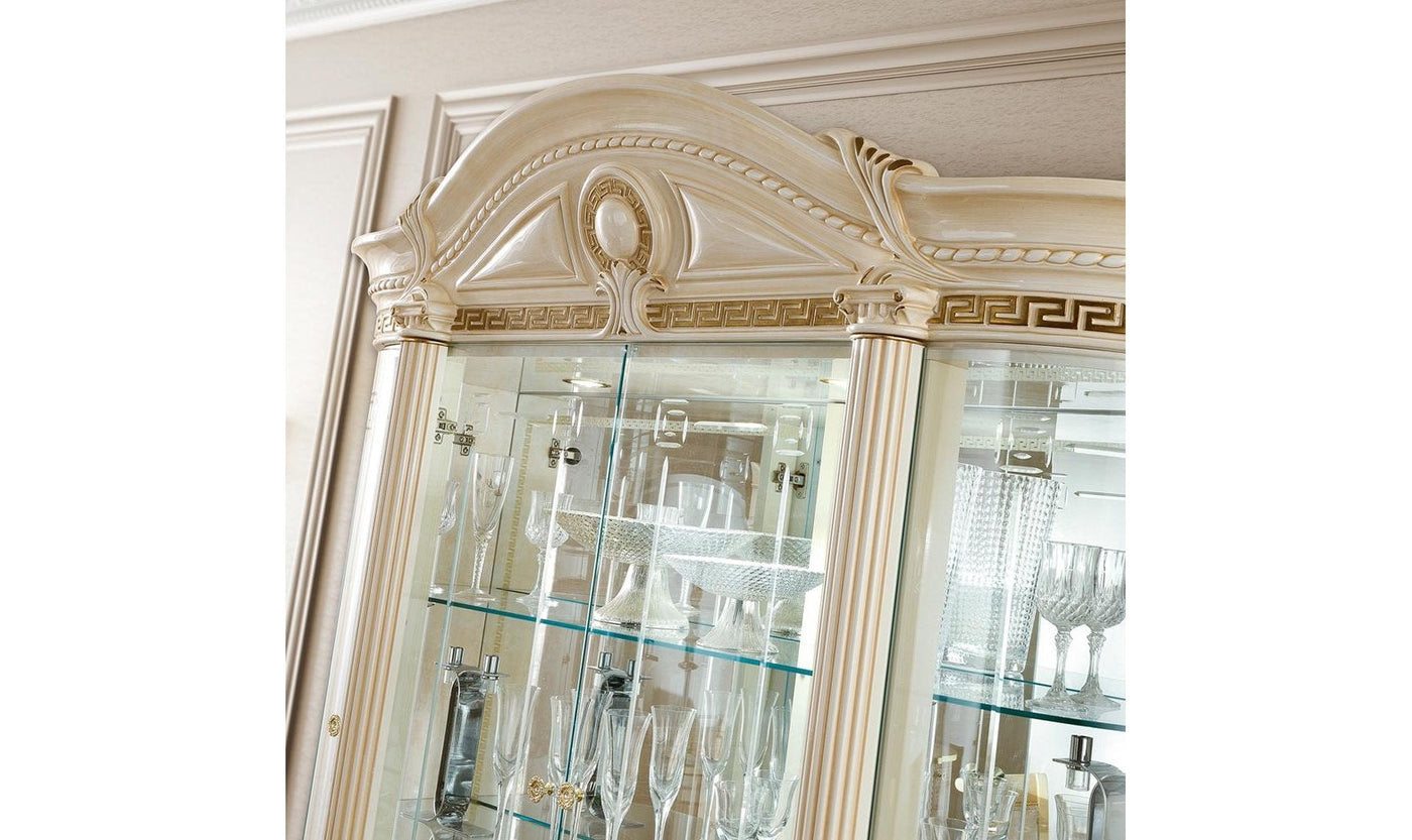 Aida 4-Door China Cabinet-China Cabinets-Jennifer Furniture