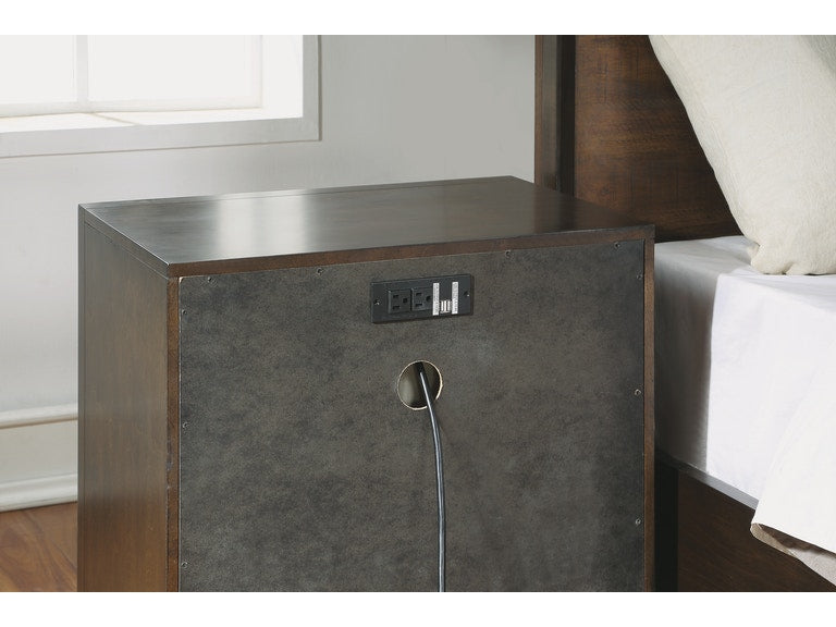 Alpine Nightstand w/ Charger-Nightstands-Jennifer Furniture