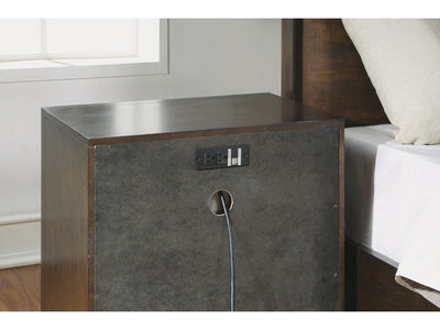 Alpine Nightstand w/ Charger-Nightstands-Jennifer Furniture