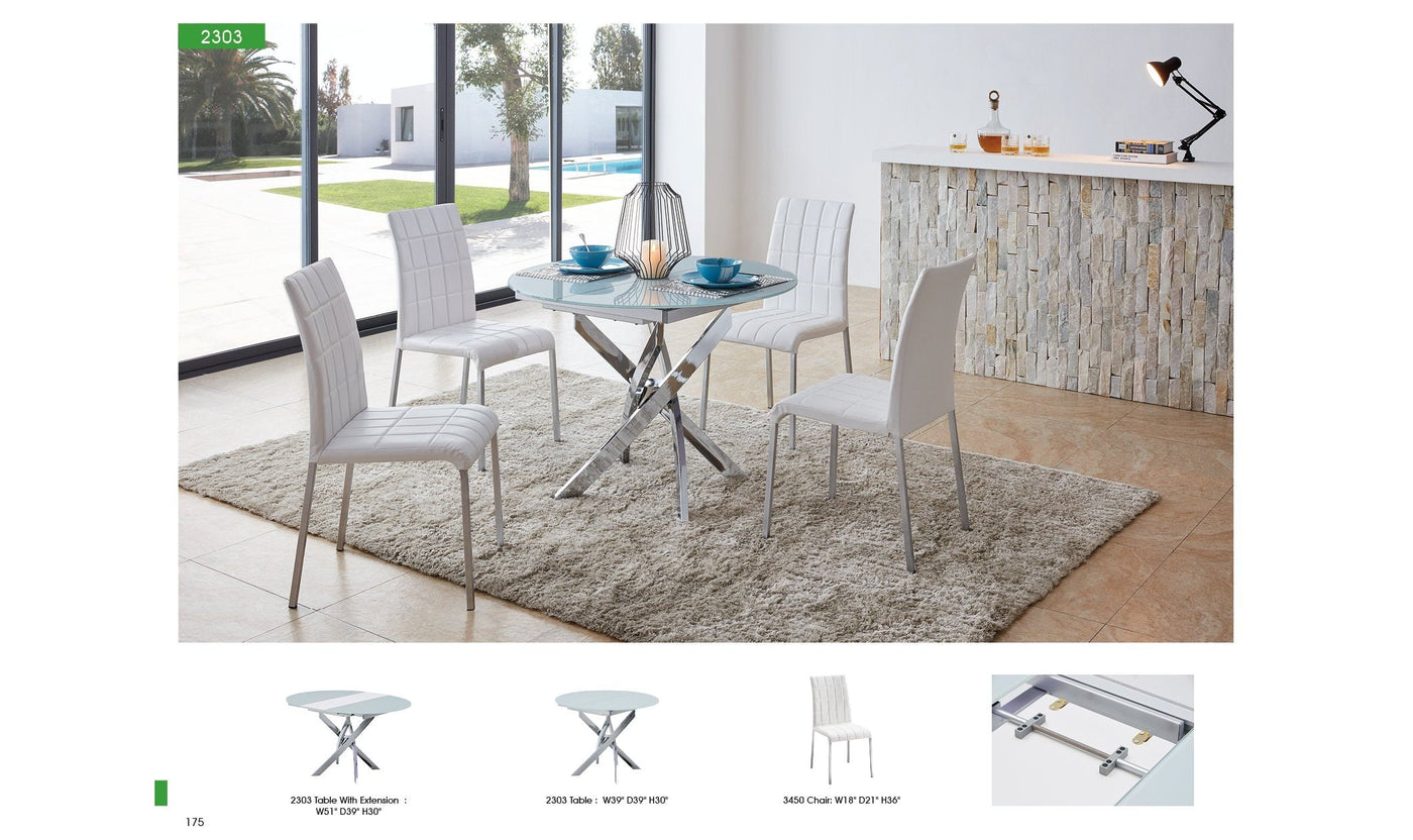 Amadi Extendable Dining Table-Dining Tables-Jennifer Furniture