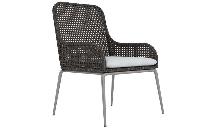 Antilles Wicker Arm Chair-Outdoor Chairs-Jennifer Furniture