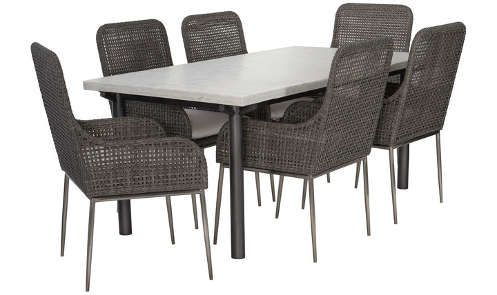 Antilles Wicker Arm Chair-Outdoor Chairs-Jennifer Furniture