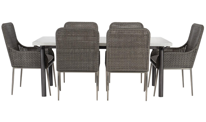 Antilles Wicker Arm Chair-Outdoor Chairs-Jennifer Furniture