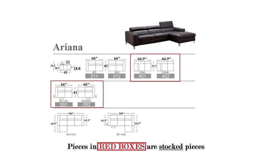 Ariana Sectional Sofa-Sectional Sofas-Jennifer Furniture