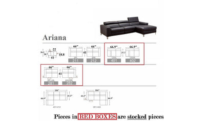 Ariana Sectional Sofa-Sectional Sofas-Jennifer Furniture