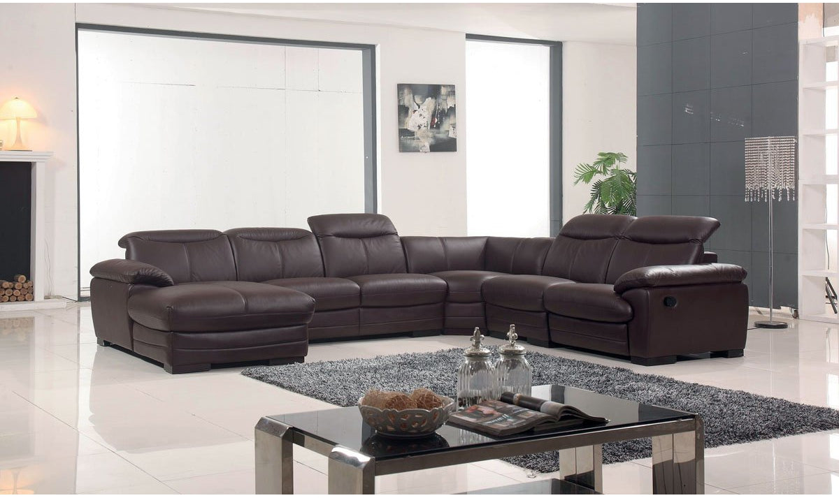 Arjun Sectional with Recliner-Sectional Sofas-Jennifer Furniture