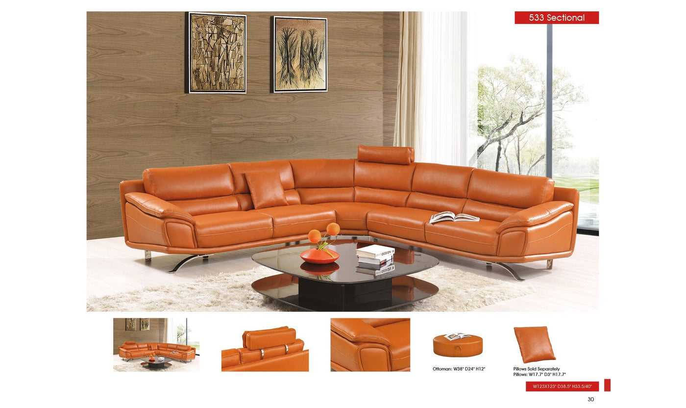 Arrow Sectional-Sectional Sofas-Jennifer Furniture
