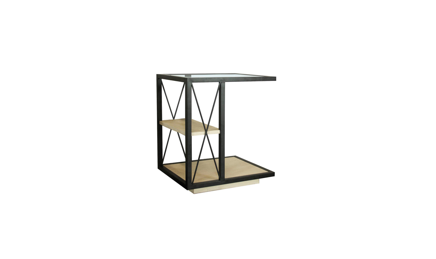 Asher Rectangle End Table-End Tables-Jennifer Furniture