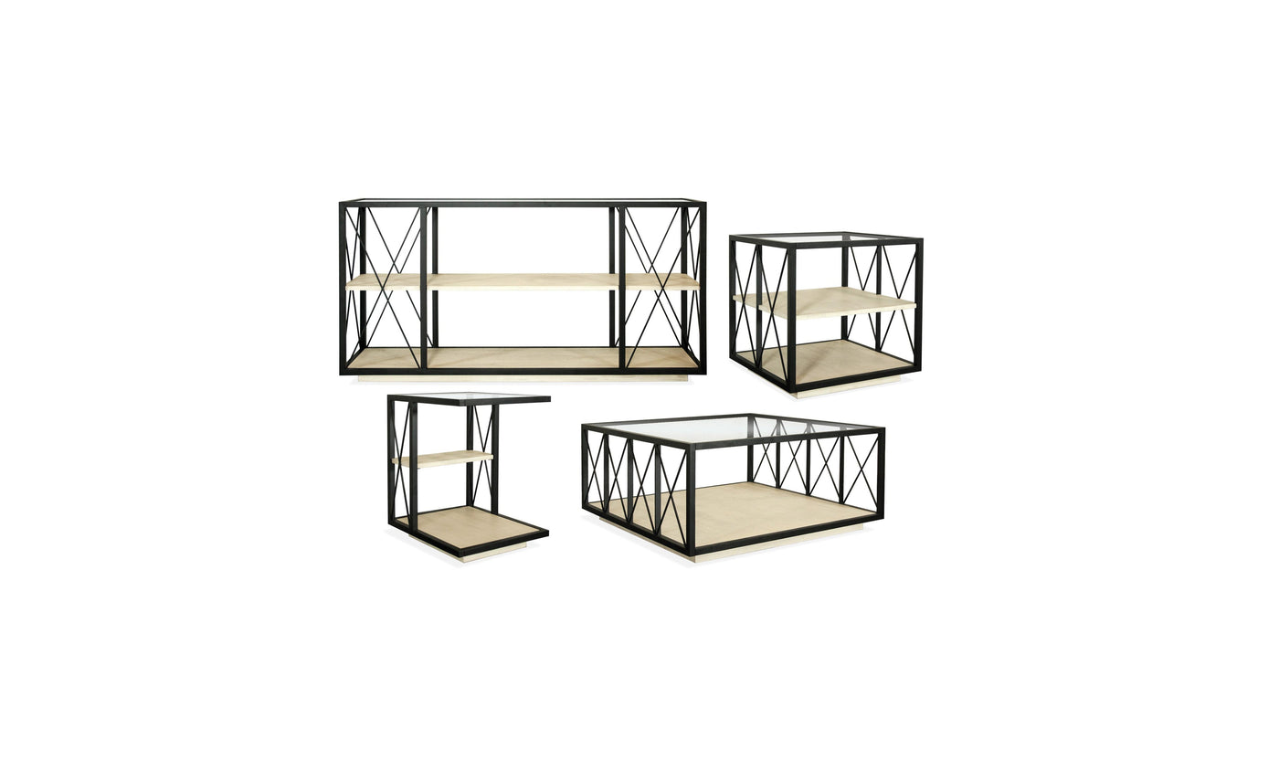 Asher Rectangle End Table-End Tables-Jennifer Furniture