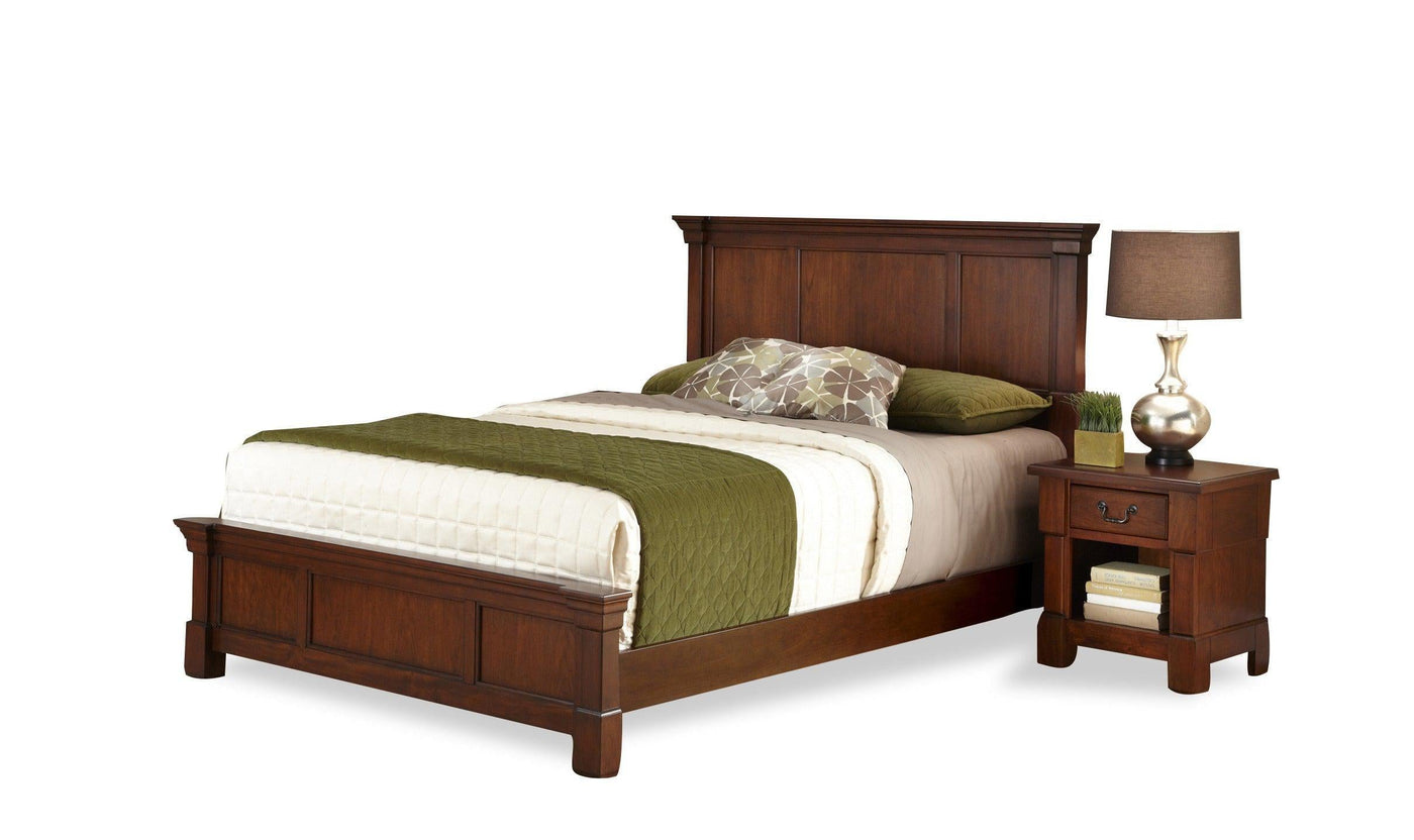 Aspen King Bed and Nightstand by homestyles-Bedroom Sets-Jennifer Furniture