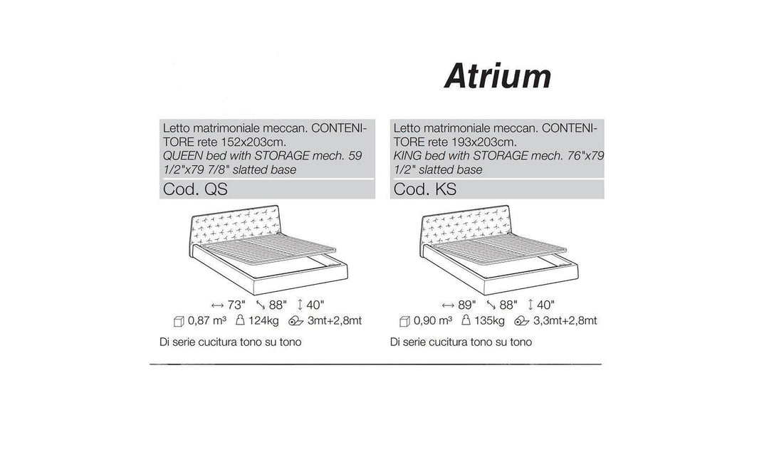 Atrium Storage Bed-Beds-Jennifer Furniture