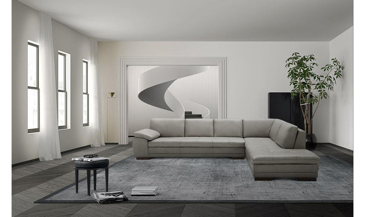 Ava Italian Leather Sectional Sofa-Sectional Sofas-Jennifer Furniture