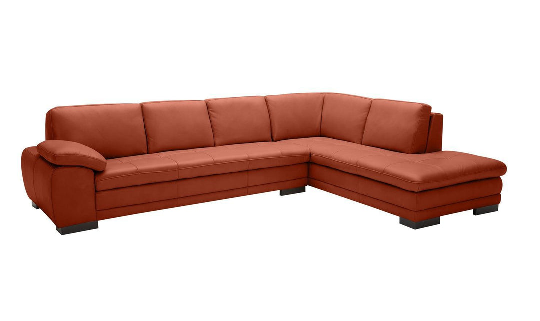 Ava Italian Leather Sectional Sofa-Sectional Sofas-Jennifer Furniture