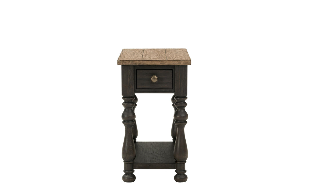 Riverside Barrington Two Tone Chairside Table – Jennifer Furniture