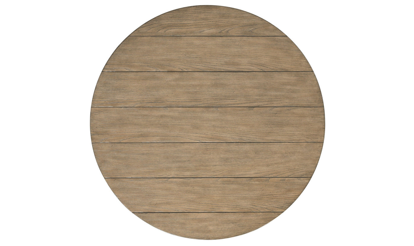 Barrington Two Tone Round Cocktail Table-Coffee Tables-Jennifer Furniture