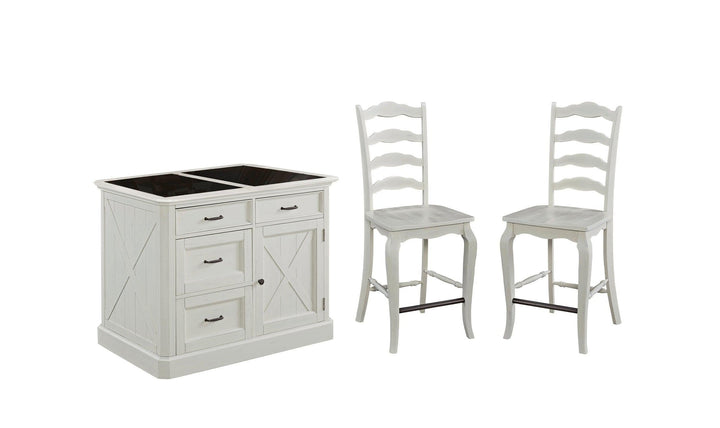 Bay Lodge 3 Piece Kitchen Island Set 13 by homestyles-Cabinets-Jennifer Furniture