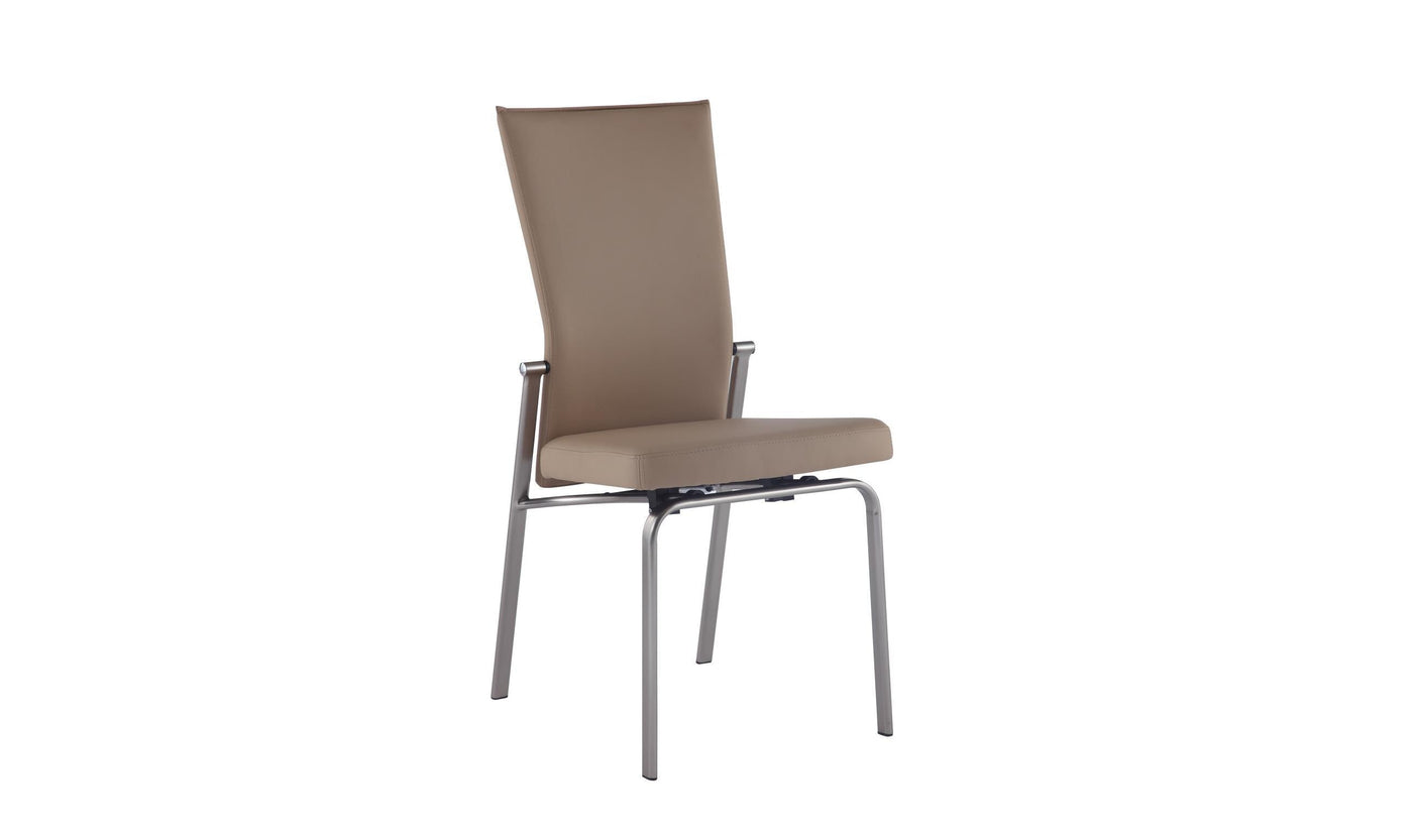 Beige Motion Back Side Chair-Chairs-Jennifer Furniture