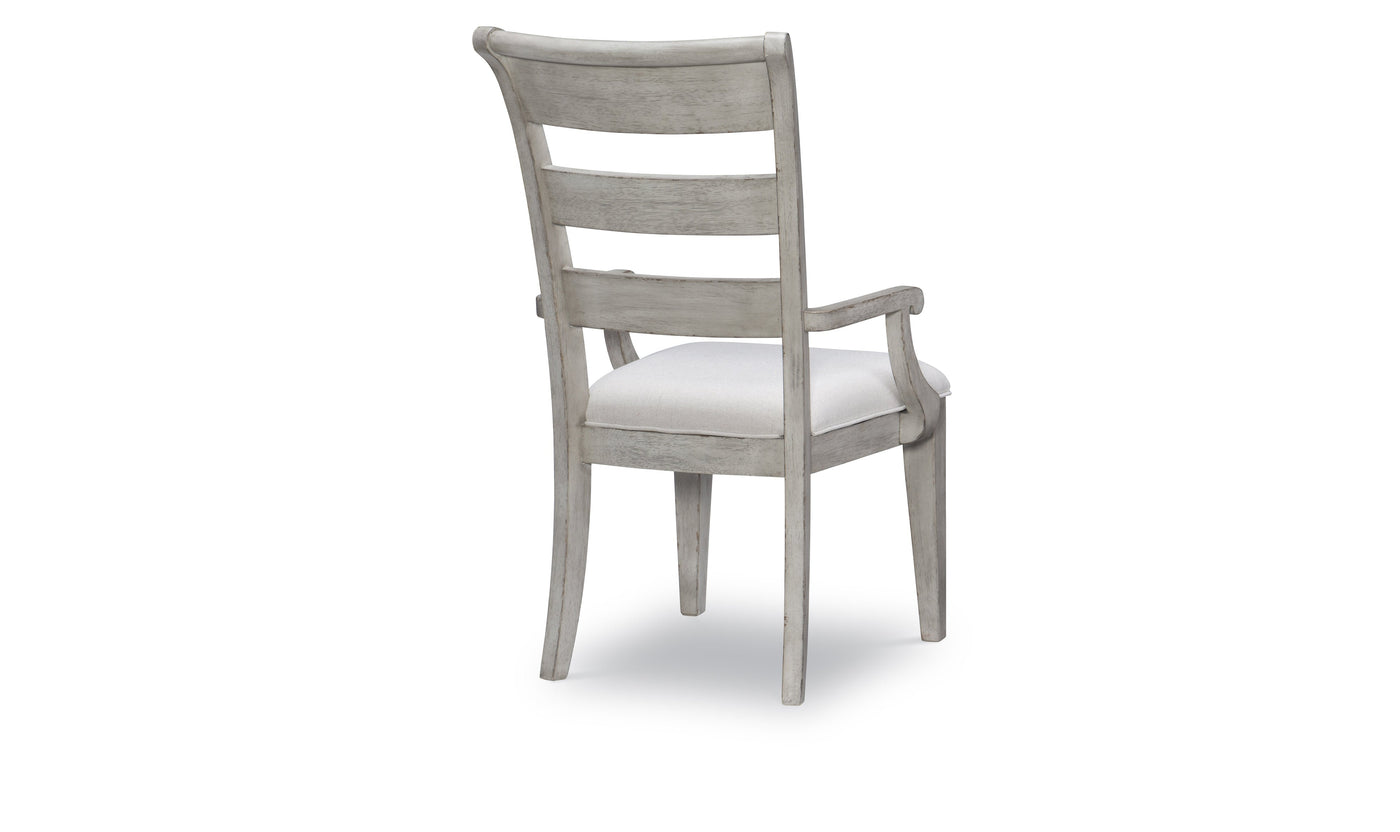 Belhaven Ladder Back Arm Chair-Dining Arm Chairs-Jennifer Furniture