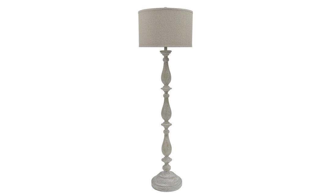 Bernada Metal Floor Lamp-Floor Lamps-Jennifer Furniture