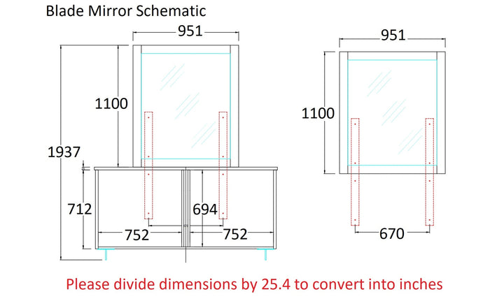 Blade Mirror-Mirrors-Jennifer Furniture