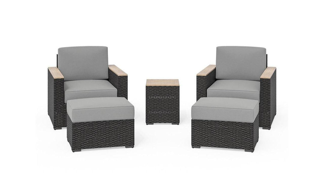 Boca Raton 5-Piece Outdoor Set by homestyles-Patio-Jennifer Furniture