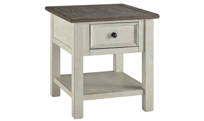 Bolanburg Rectangular End Table-End Tables-Jennifer Furniture