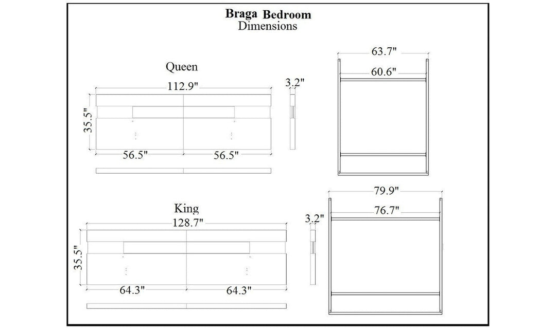 Braga Bed-Beds-Jennifer Furniture