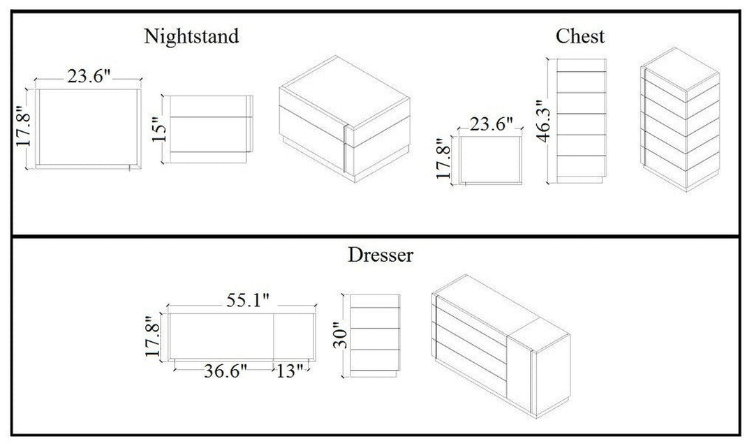 Braga Chest-Storage Chests-Jennifer Furniture