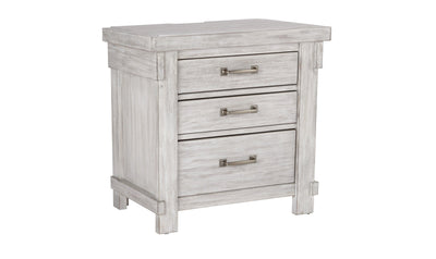 Brashland Whitewash Night Table-Nightstands-Jennifer Furniture