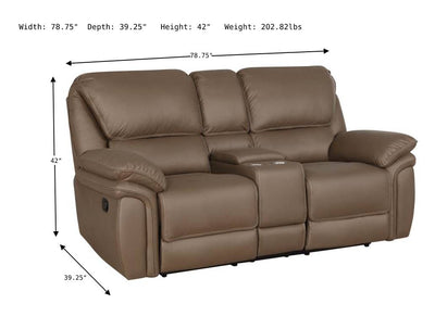 Breton Motion Loveseat-Loveseats-Jennifer Furniture