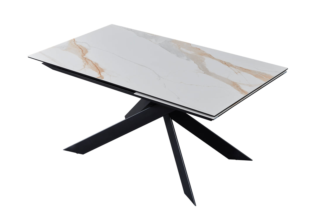 Calcutta Extendable Dining Table-Dining Tables-Jennifer Furniture