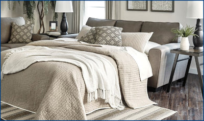Calicho Queen Sofa Sleeper-Sleeper Sofas-Jennifer Furniture