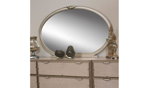 Buy AICO Camden Court Oval Dresser Mirror in Taupe Metal Frame Online –  Jennifer Furniture