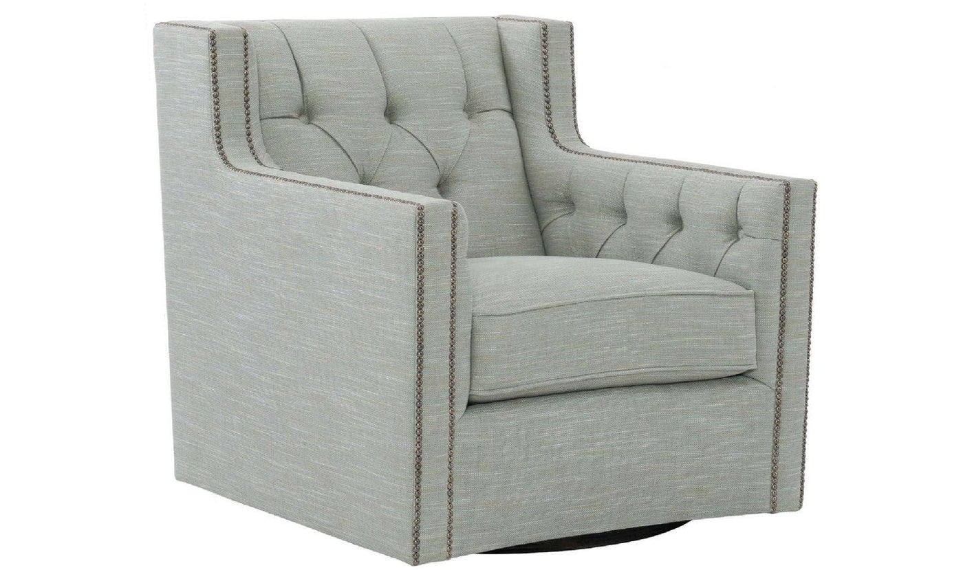 Candace Swivel Chair-Accent Chairs-Jennifer Furniture
